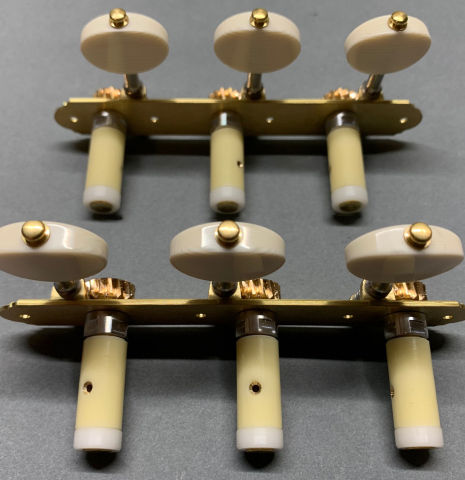 Alessi Tuning Machines - SM1 Brass Plates / Ivoroid Buttons