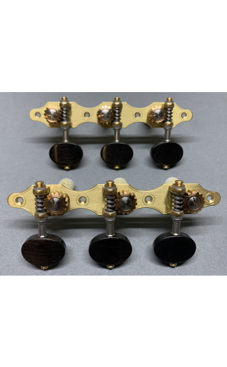 Alessi Tuning Machines - Hauser 1937 Brass Plates / Ebony Buttons
