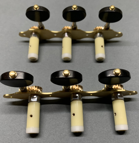 Alessi Tuning Machines - Hauser 1937 Brass Plates / Ebony Buttons