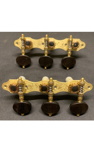 Alessi Tuning Machines - Hauser 13 Brass Plates / Ebony Buttons