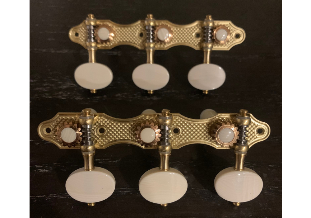 Alessi Tuning Machines - Hauser 18 Brass Plates / Ivoroid Buttons