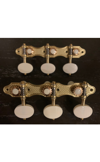 Alessi Tuning Machines - Hauser 18 Brass Plates / Ivoroid Buttons