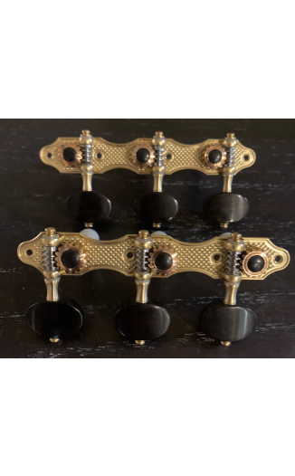 Alessi Tuning Machines - Hauser 18 Brass Plates / Ebony Buttons