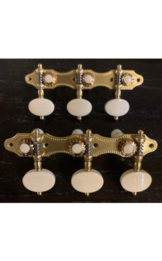 Alessi Tuning Machines - Hauser 19 Brass Plates / Ivoroid Buttons