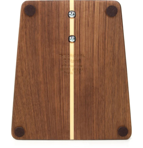 The base of a Zither Guitar Stand - Walnut