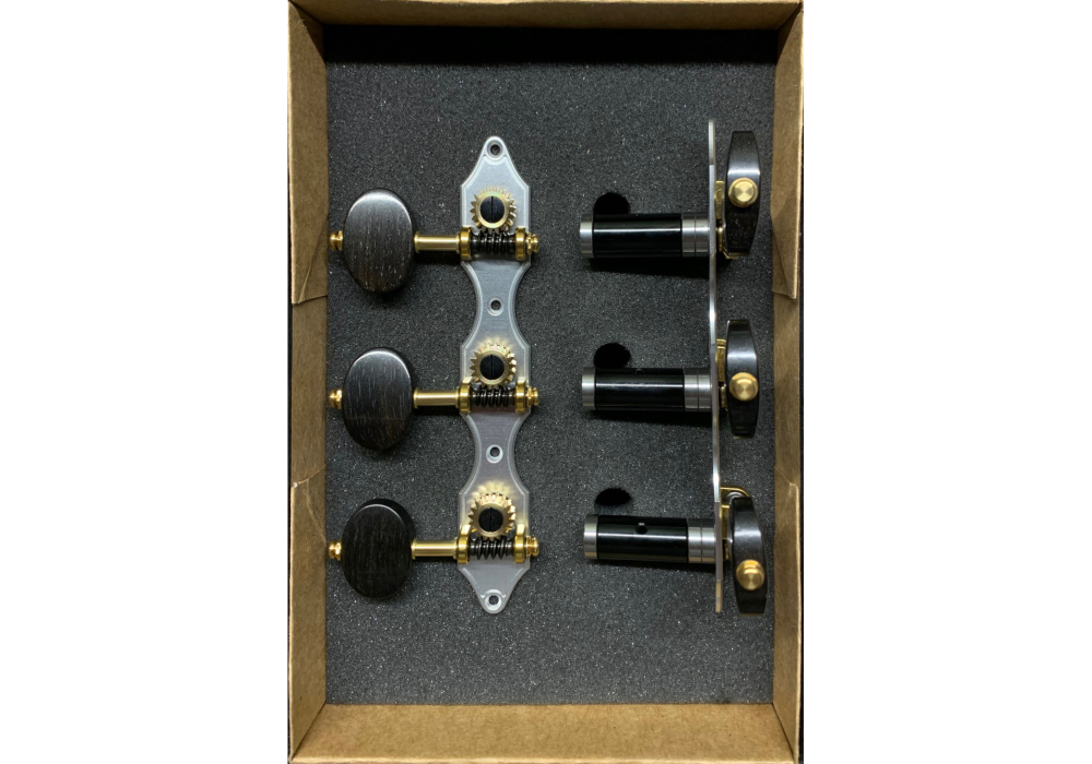 Barnett “Landstorfer” Silver plate/ebony buttons/black rollers Barnett “Landstorfer” Silver plate/ebony buttons/black rollers