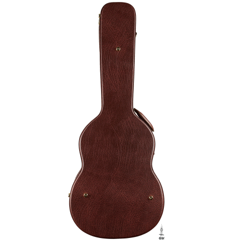 The back of a GSI Wooden Case "Brown"