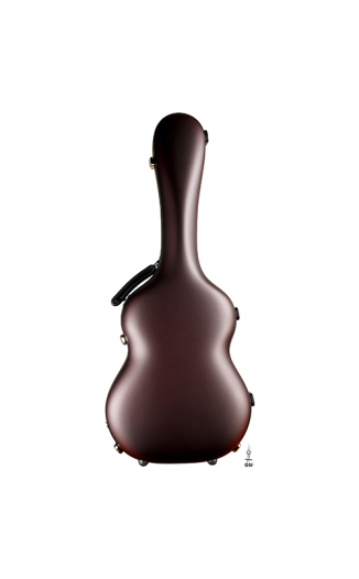 “Luthier Series Carbon Case” by Leona Cases - Matte Bordeaux