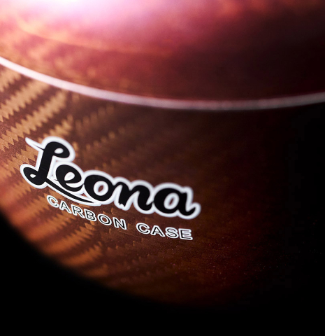 Leona Carbon fiber case logo