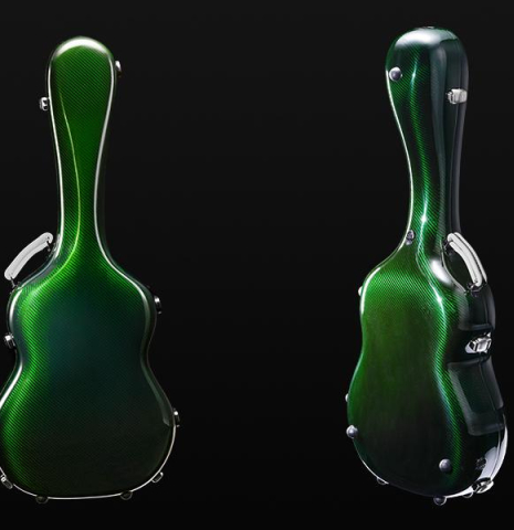 “Luthier Series Carbon Case” by Leona Cases - Green