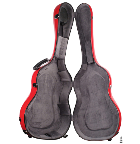 “Luthier Series Carbon Case” by Leona Cases - Ferrari Red