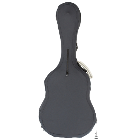 The back of a “Luthier Series Carbon Case COVER” by Leona Cases - Black