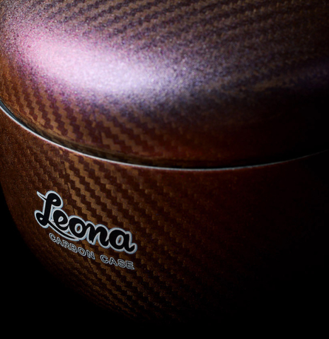 Leona Carbon fiber case logo