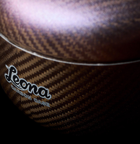Leona Carbon fiber case logo