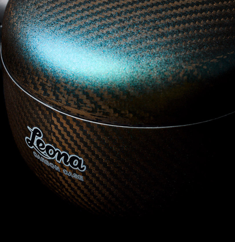 Leona Carbon fiber case logo