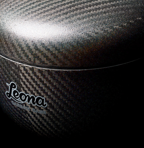 Leona Carbon fiber case logo