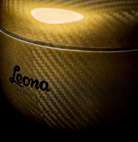 Leona Carbon fiber case logo