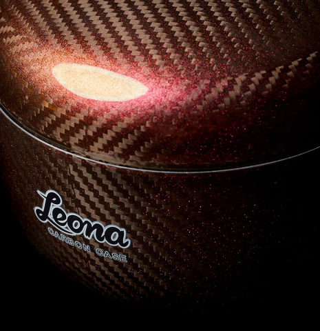 Leona Carbon fiber case logo