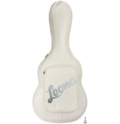 The front of a “Luthier Series Carbon FLIGHT SUIT” by Leona Cases - White