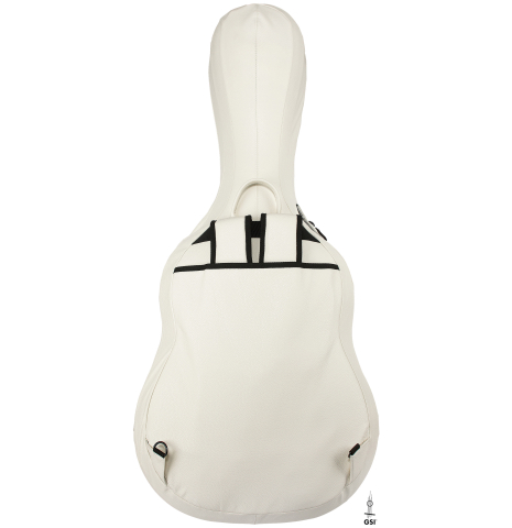 The back of a “Luthier Series Carbon FLIGHT SUIT” by Leona Cases - White