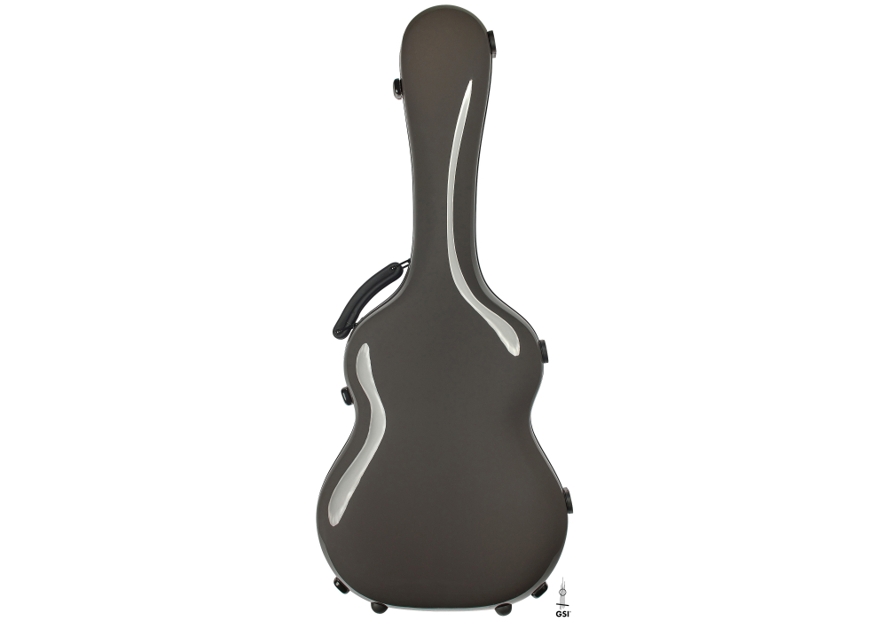 “Luthier Series Carbon Case” by Leona Cases - Platinum Grey
