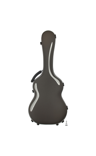 “Luthier Series Carbon Case” by Leona Cases - Platinum Grey