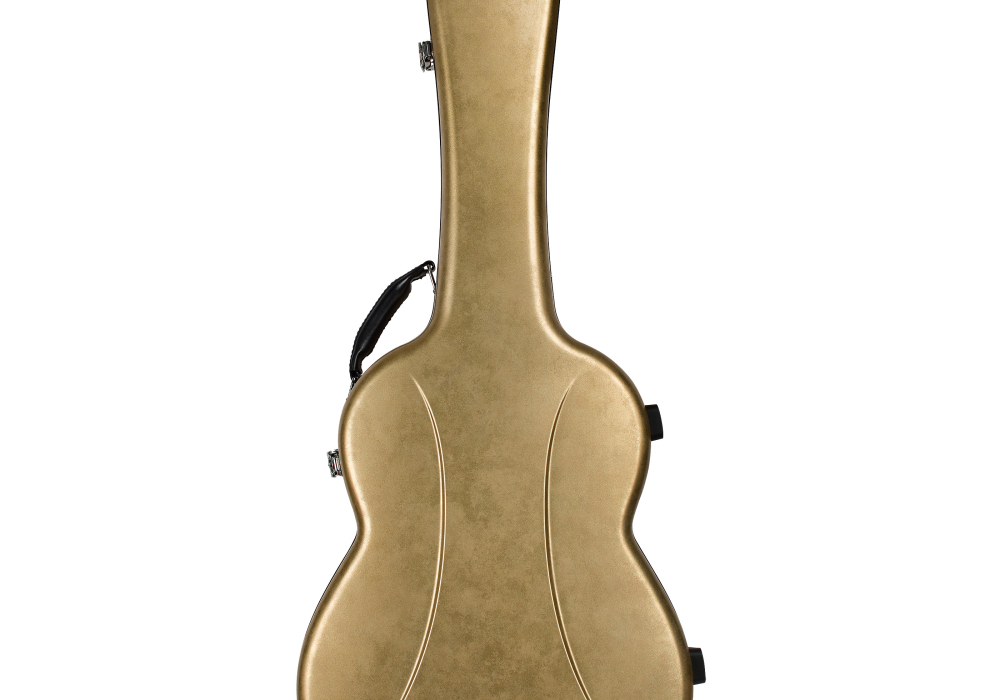 Visesnut "Antique Gold" - Premier Series Classical Guitar Case (includes soft case cover)