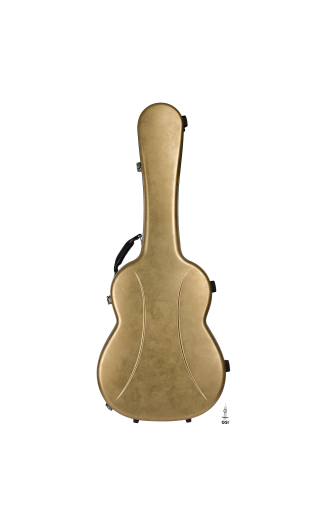 Visesnut "Antique Gold" - Premier Series Classical Guitar Case (includes soft case cover)