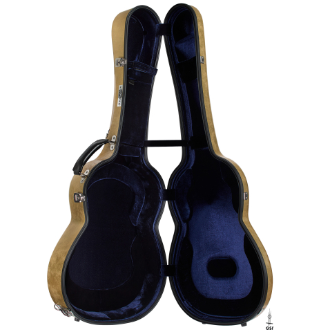 Visesnut "Antique Gold" - Premier Series Classical Guitar Case (includes soft case cover)