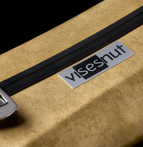 Visesnut "Antique Gold" - Premier Series Classical Guitar Case (includes soft case cover)