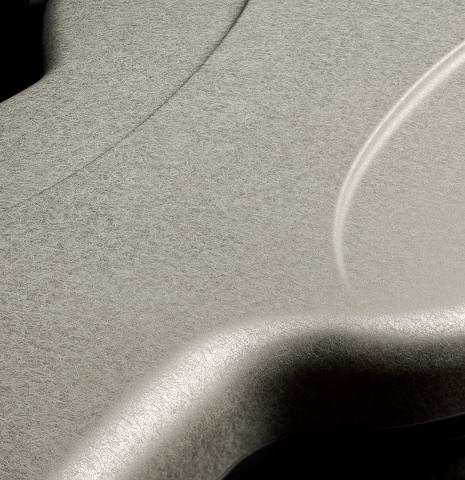 Visesnut "Lustre Silver" - Premier Series Classical Guitar Case (includes soft case cover)