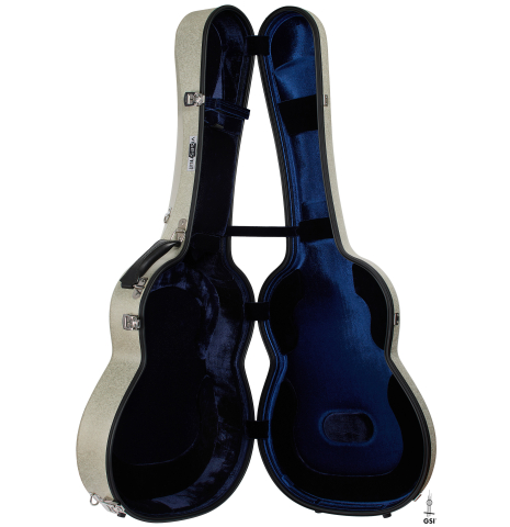 Visesnut "Lustre Silver" - Premier Series Classical Guitar Case (includes soft case cover)