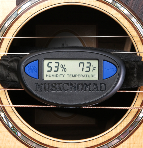 MusicNomad HONE - Guitar Hygrometer - Humidity &amp; Temperature Monitor (MN312)