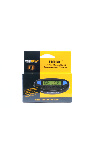 MusicNomad HONE - Guitar Hygrometer - Humidity & Temperature Monitor (MN312)