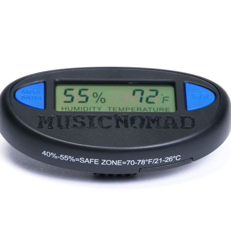 MusicNomad HONE - Guitar Hygrometer - Humidity &amp; Temperature Monitor (MN312)