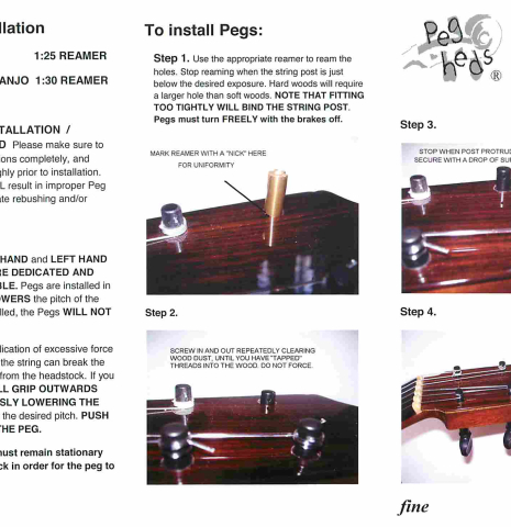 Peghed installation guide