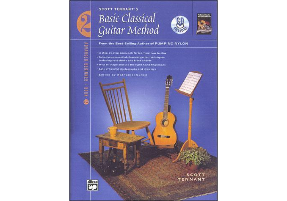 Méthode de base de guitare classique de Scott Tennant, livre 2 (avec CD)
