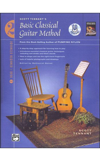 Méthode de base de guitare classique de Scott Tennant, livre 2 (avec CD)
