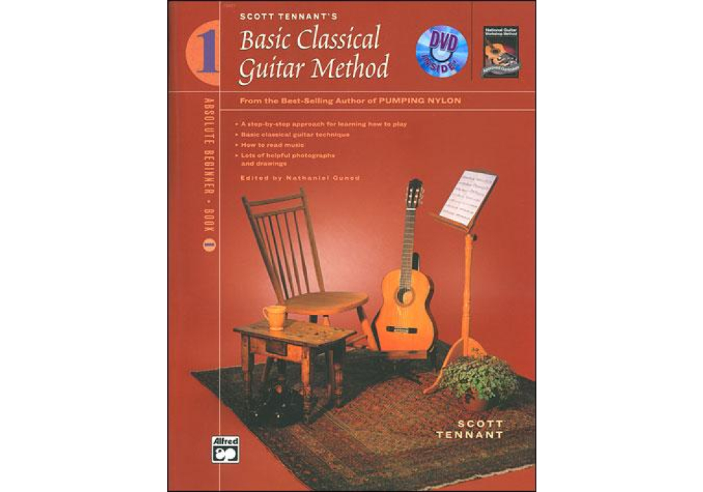 Méthode de base de guitare classique de Scott Tennant, livre 1 (avec DVD)