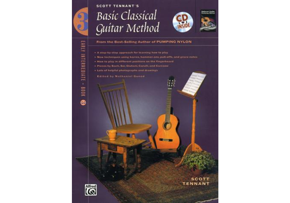 Méthode de base de guitare classique de Scott Tennant, livre 3 (avec CD)