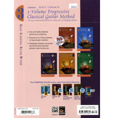 Metodo base per chitarra classica di Scott Tennant, libro 3 (con CD)