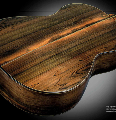 Enrique García 1868-1922: Constructor de Barcelona - back and sides of guitar No 128 from 1912