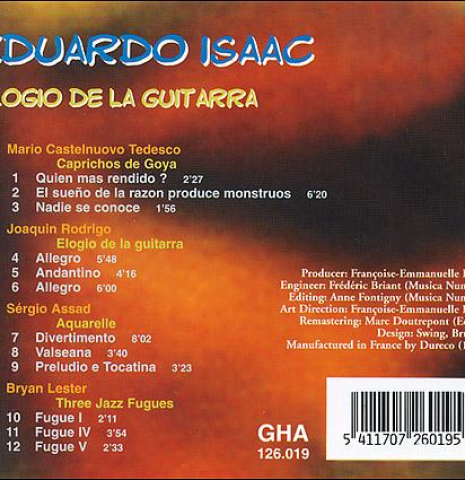 Elogio de la Guitarra, Eduardo Isaac