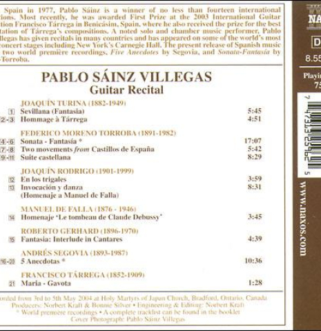 Laureate Series Guitar Recital: Pablo Sainz Villegas