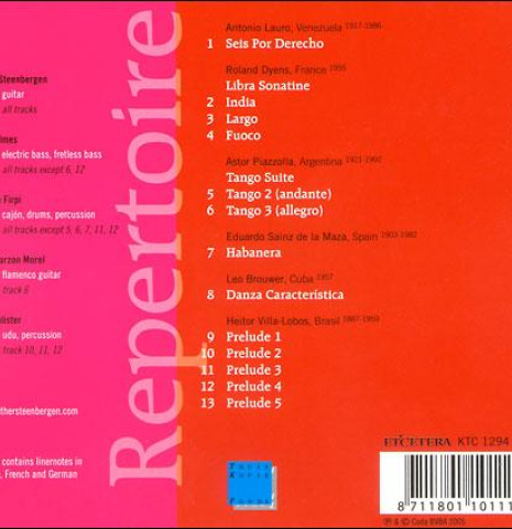 Repertoire by Esther Steenbergen and friends