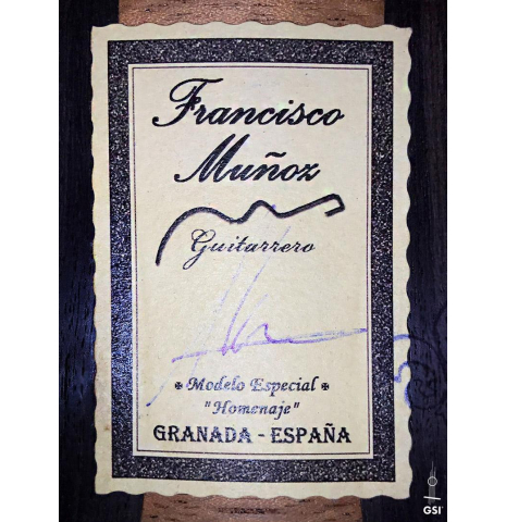 2019 Francisco Munoz Alba "Homenaje" SP/IN