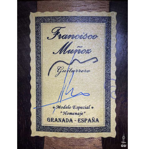 2020 Francisco Munoz Alba &quot;Homenaje&quot; SP/CSAR
