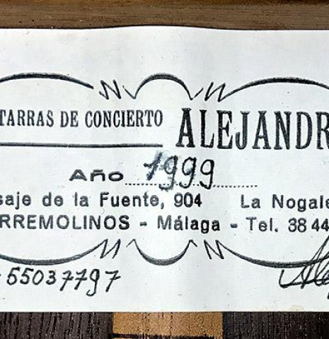 1999 Alejandro SP/IN