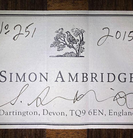 2015 Simon Ambridge &quot;Hauser&quot; SP/IN