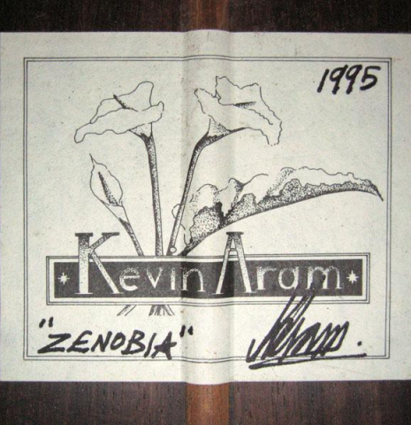 1995 Kevin Aram &quot;Zenobia&quot; SP/IN